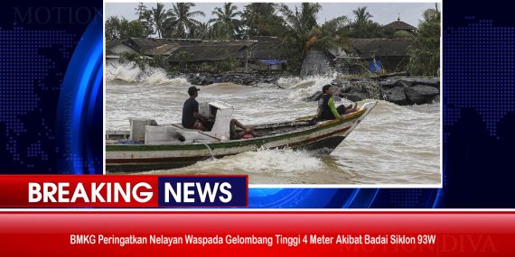 Nelayan Waspada Gelombang Tinggi