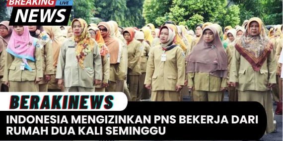 Indonesia Mengizinkan Pegawai Negeri Sipil Bekerja dari Rumah Dua Kali Seminggu